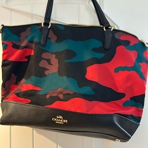 Rare Coach Camouflage purse
